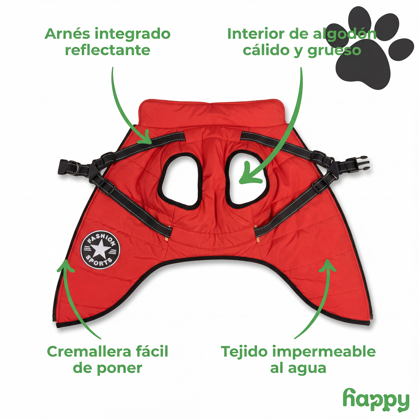 ABRIGO™ | Abrigo de invierno 3 en 1 Happy