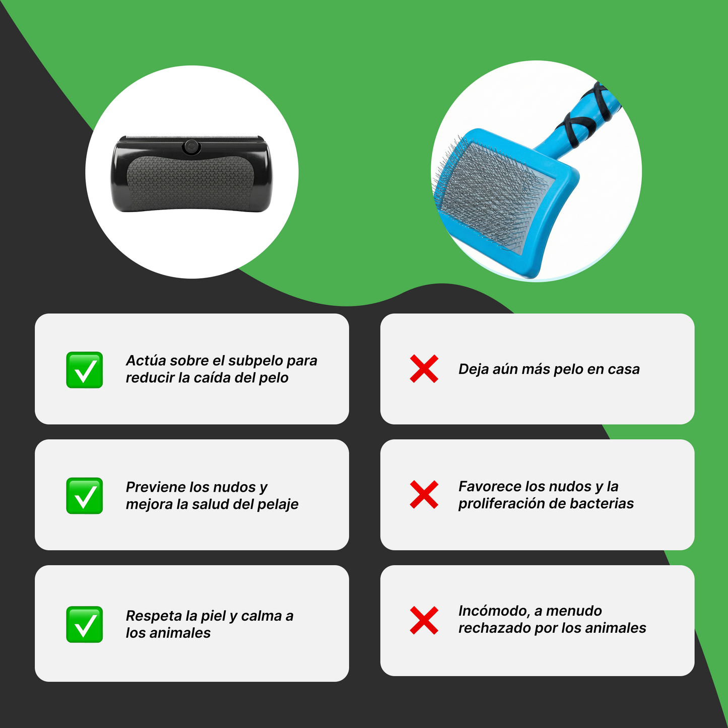 HAPPY™ | Cepillo de aseo Premium para mascotas