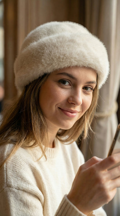 GORRO DE PELO DE PERRO