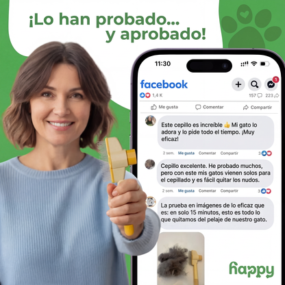 ATRAPA™ | Cepillo recogedor de pelos de mascotas